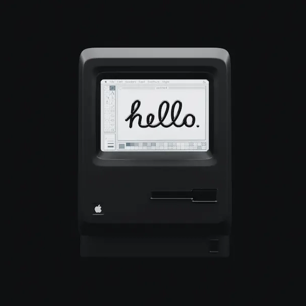 Gammel Apple computer